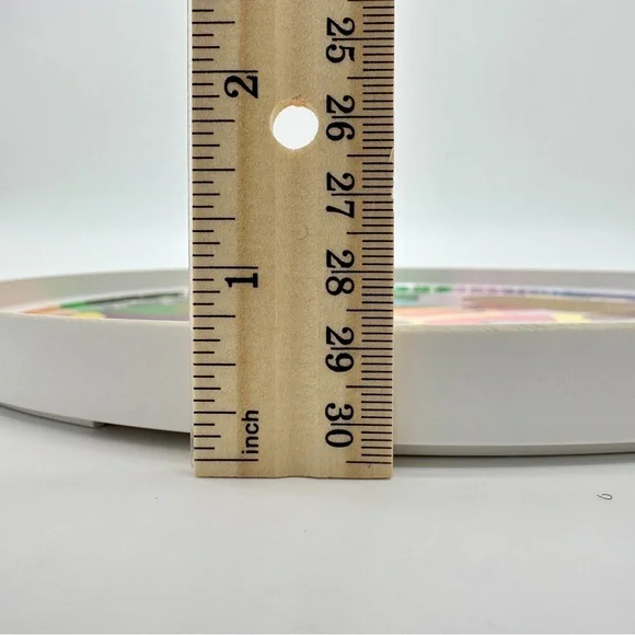 Vintage Nusza Woyda Tropical Melamine Tray 12” Caribbean Island Artist Signed - Picture 5 of 5